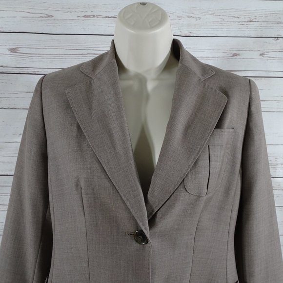 Ann Taylor Loft Petites Wool Blend Blazer 4P - Picture 2 of 10